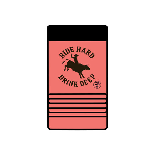 "Ride Hard | Deep" Insulated can/bottle holder