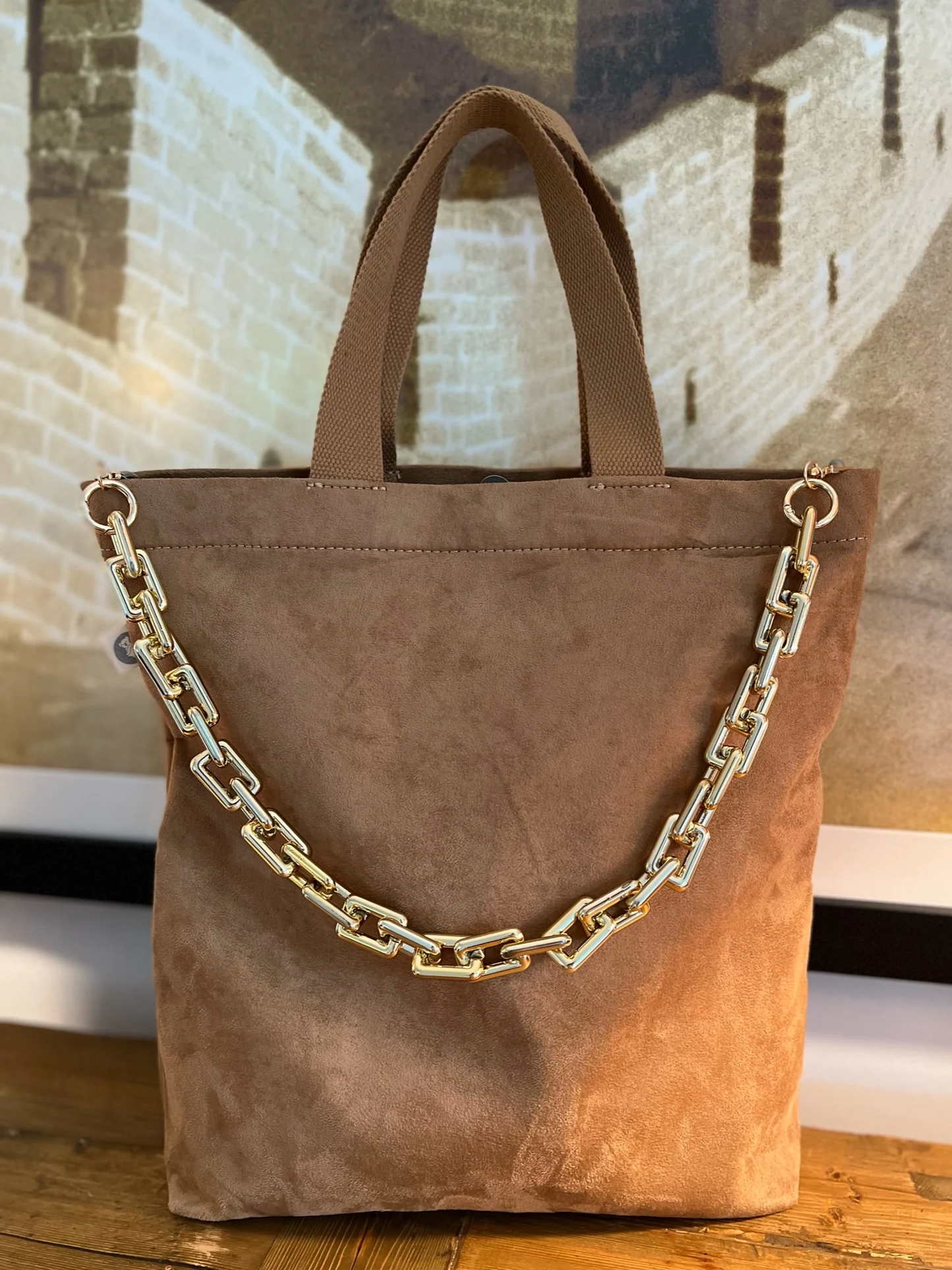 Bag Chain 24" Gold