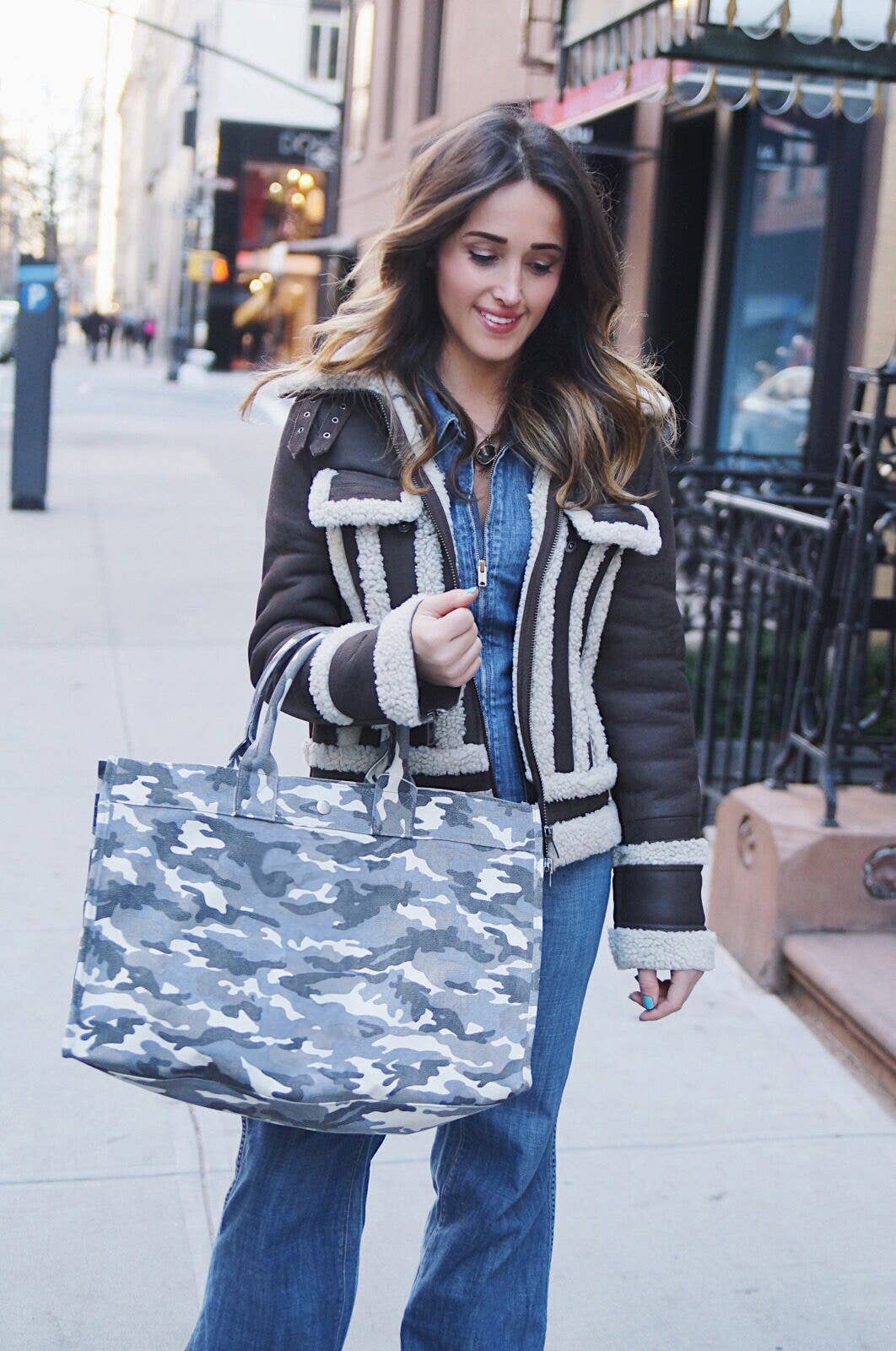 Grey Camo Classic Tote