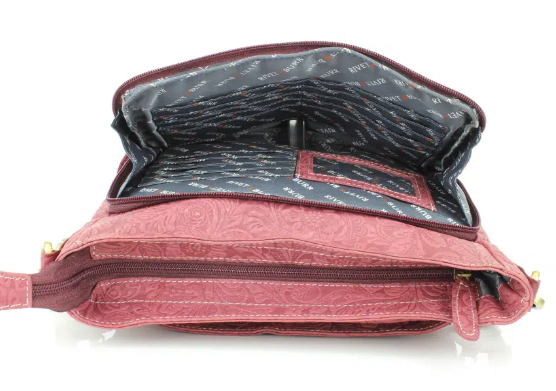 Berry Floral CC Crossbody Bag