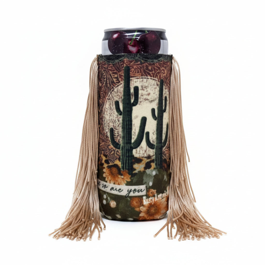 Slim Life is Tough Fringe Koozie
