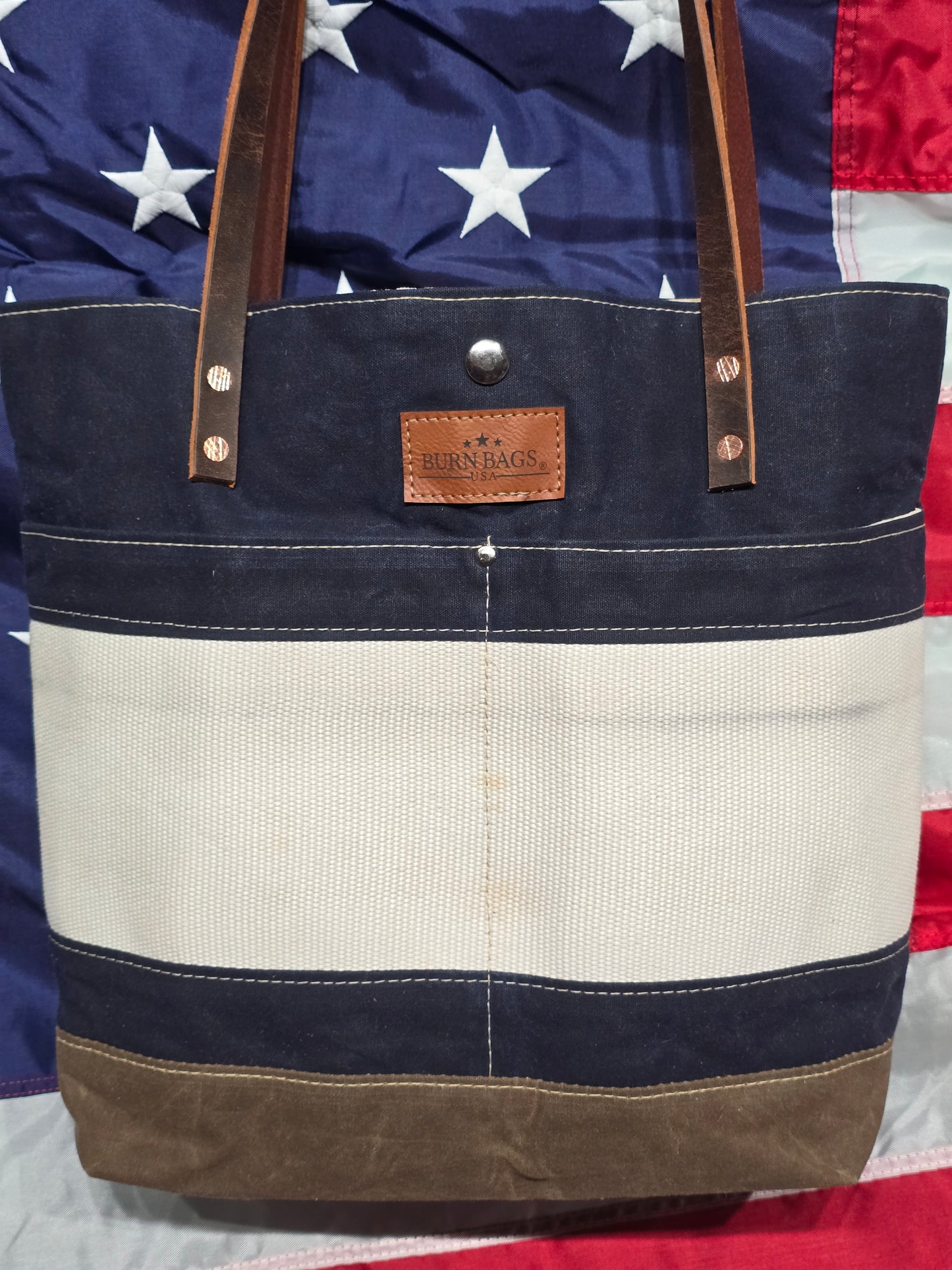 Delaware County, PA Classic Burn Bag NAVY/WHITE