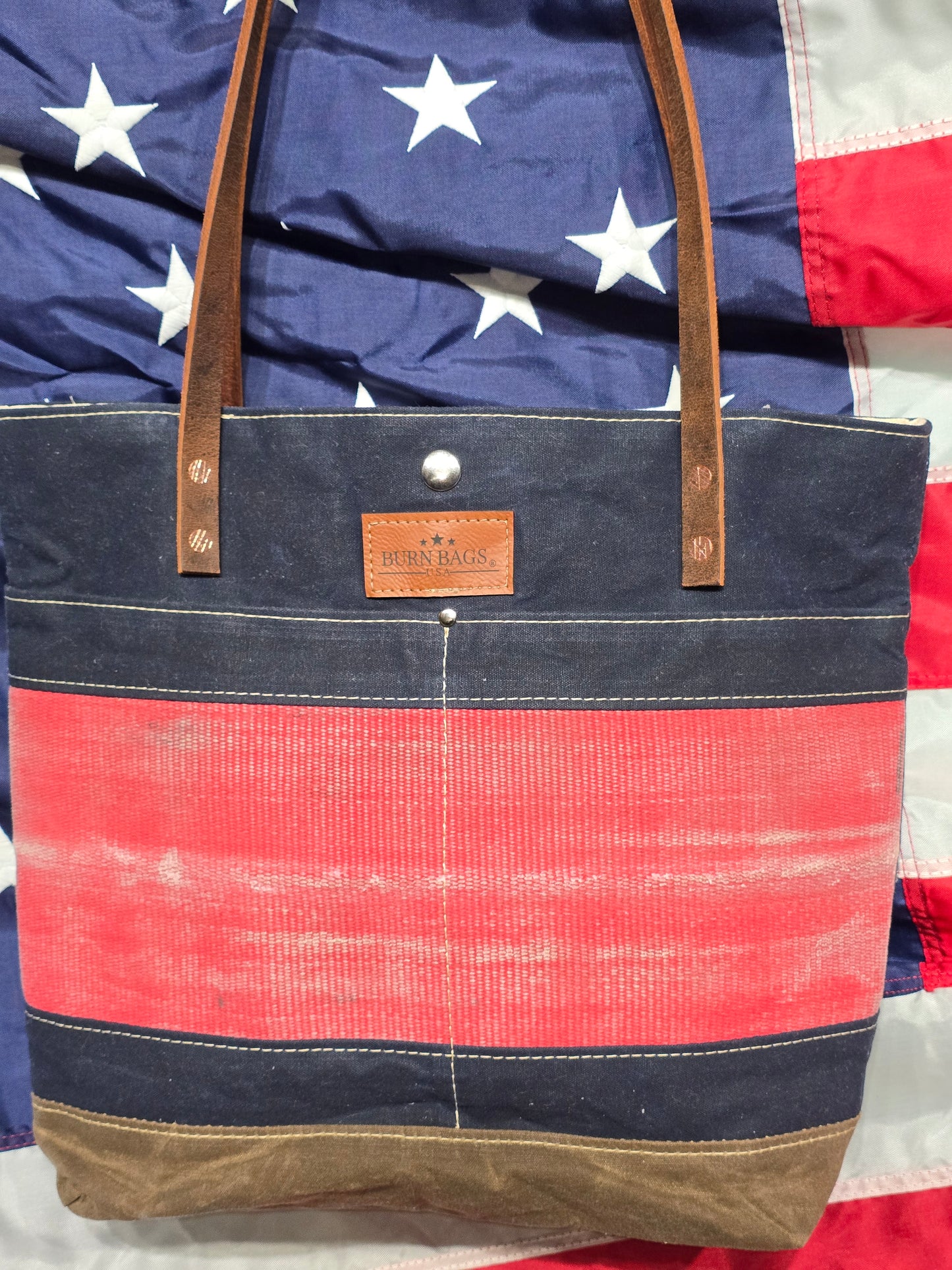 Hope Fire Co, NJ Classic Burn Bag-NAVY/RED