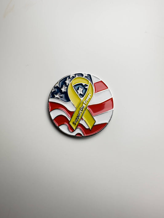 Troop Support Magnetic Pin