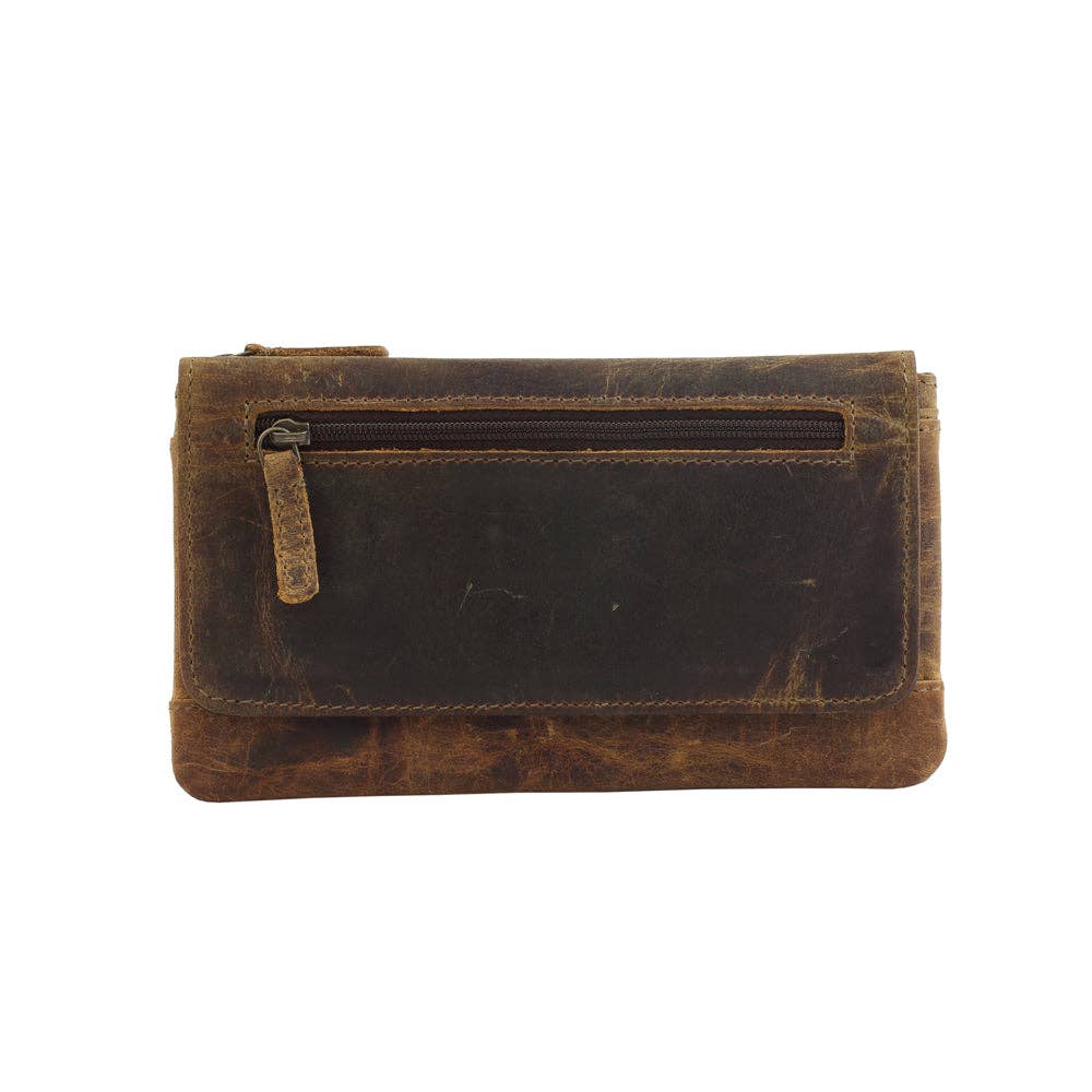 OAK FIRE LEATHER WALLET