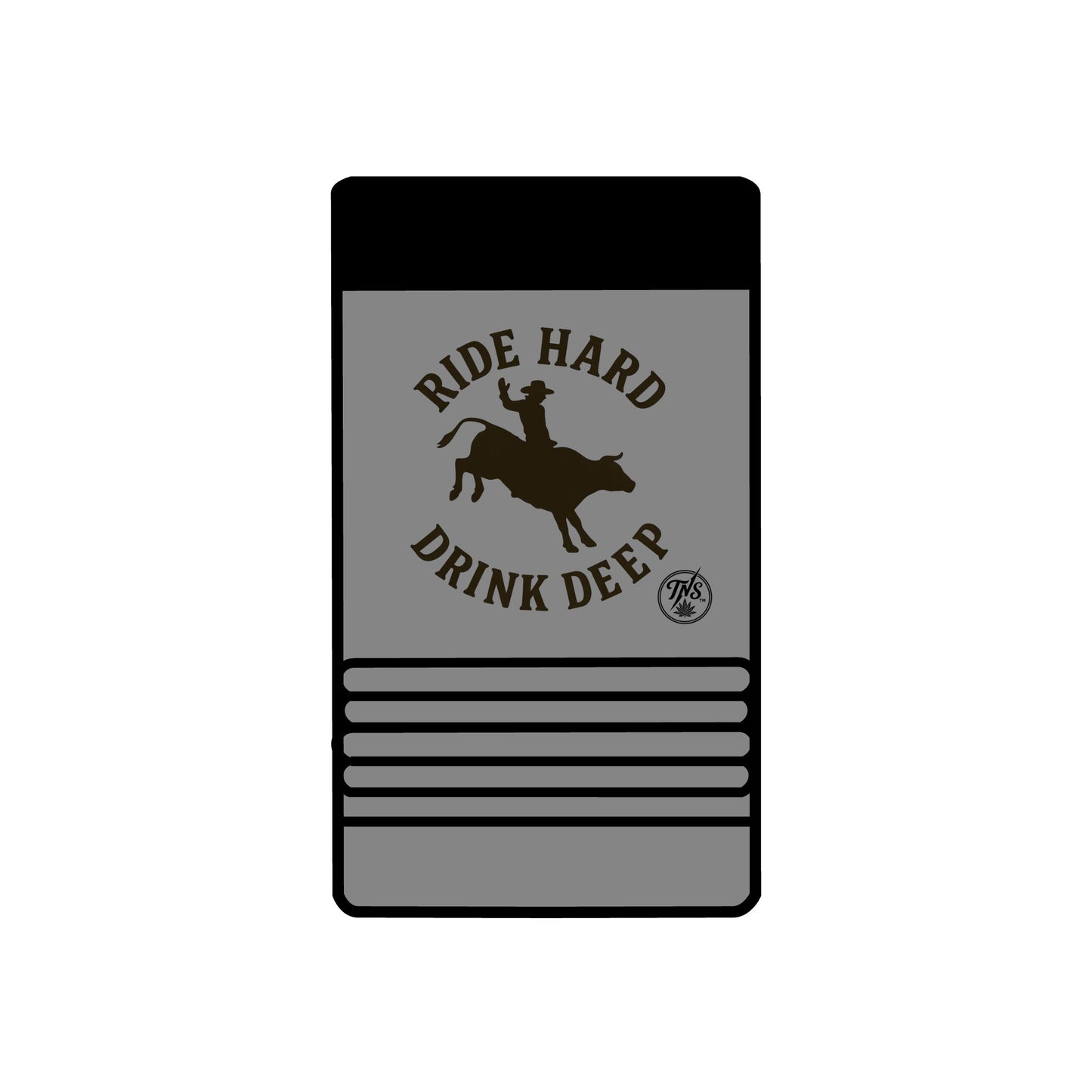 "Ride Hard | Deep" Insulated can/bottle holder