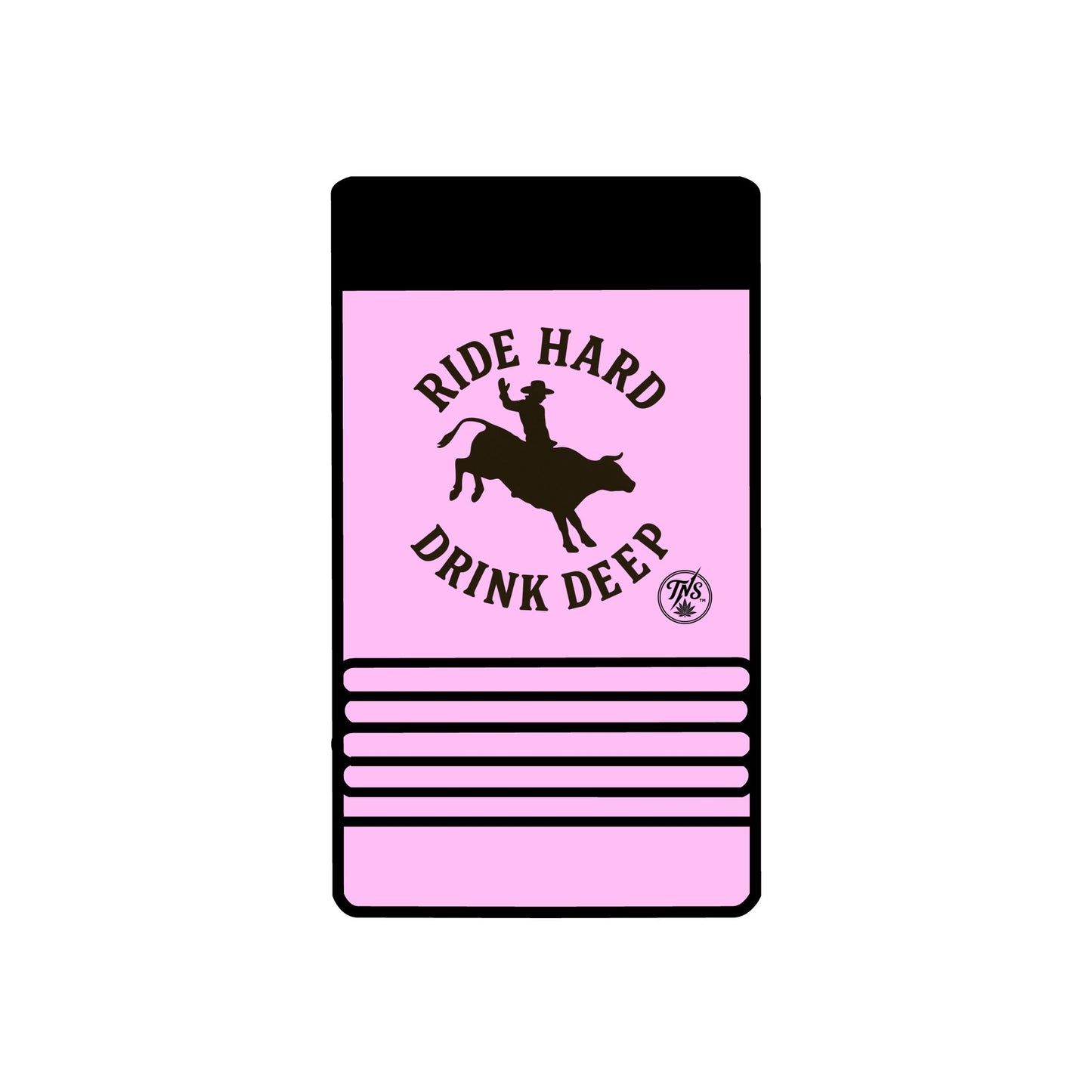 "Ride Hard | Deep" Insulated can/bottle holder