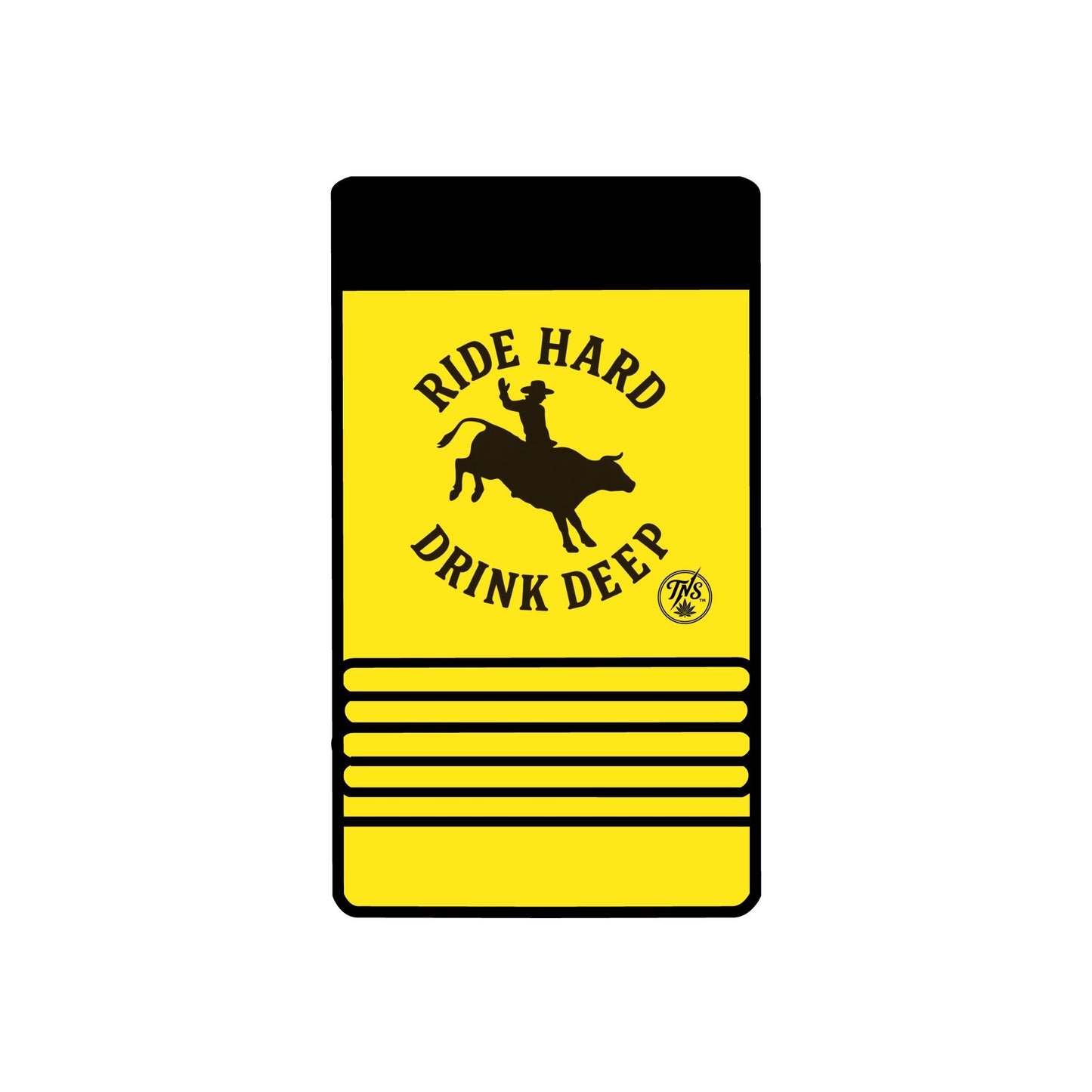 "Ride Hard | Deep" Insulated can/bottle holder