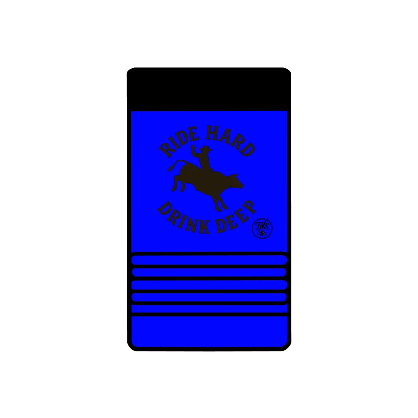 "Ride Hard | Deep" Insulated can/bottle holder