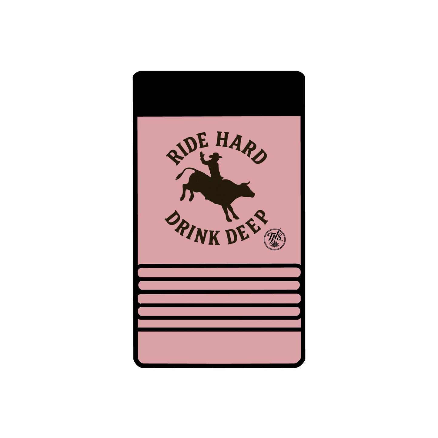 "Ride Hard | Deep" Insulated can/bottle holder