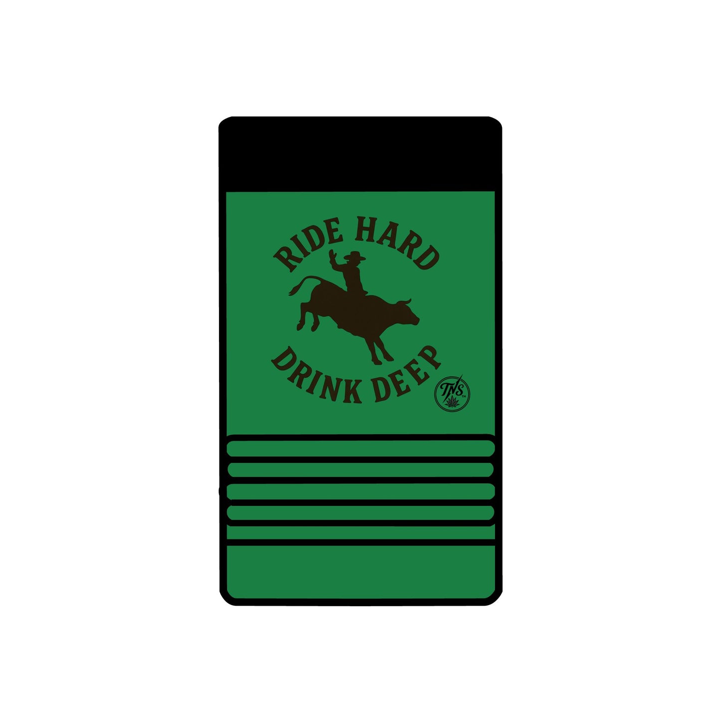 "Ride Hard | Deep" Insulated can/bottle holder
