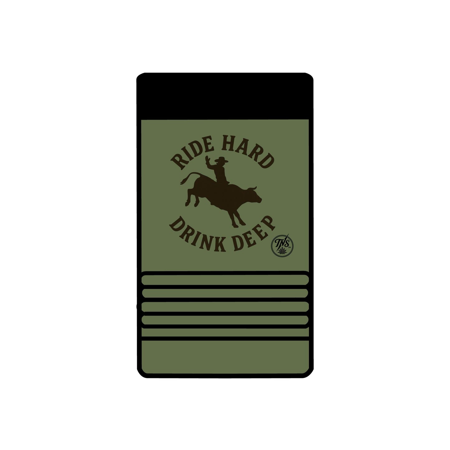 "Ride Hard | Deep" Insulated can/bottle holder
