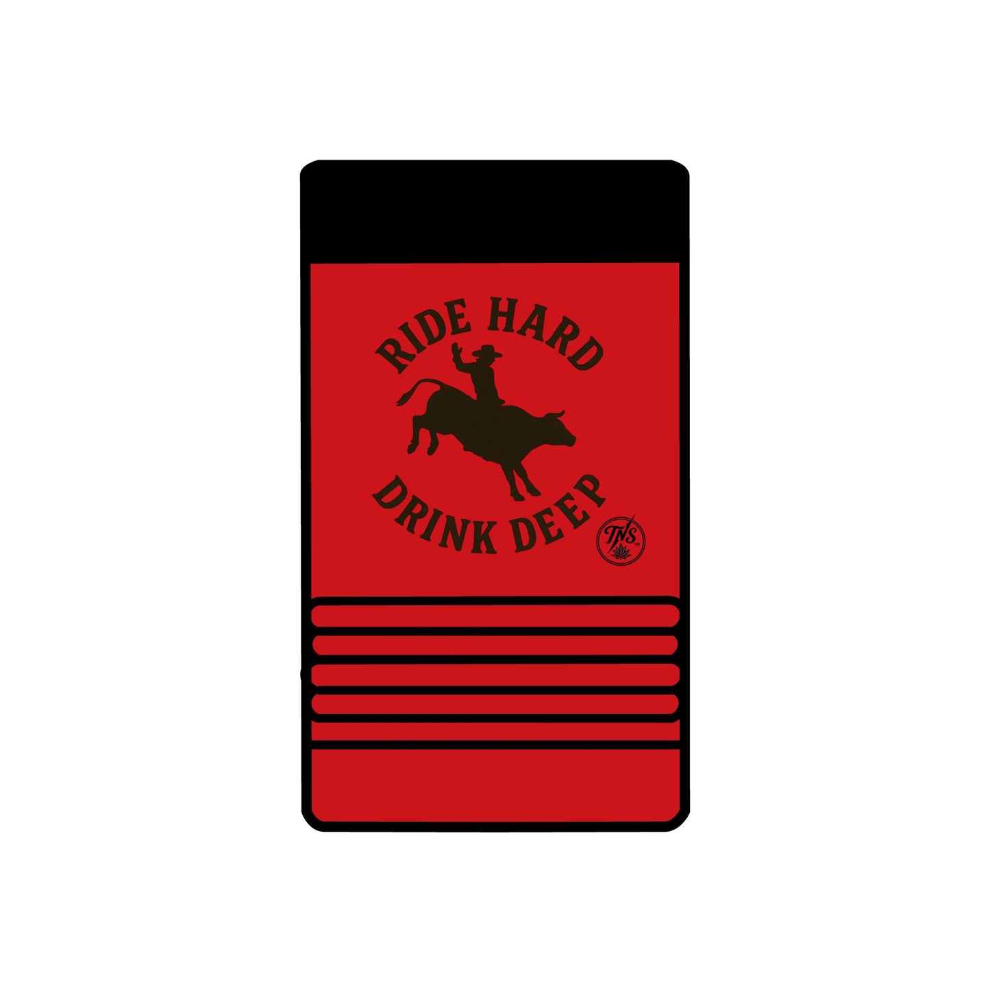 "Ride Hard | Deep" Insulated can/bottle holder