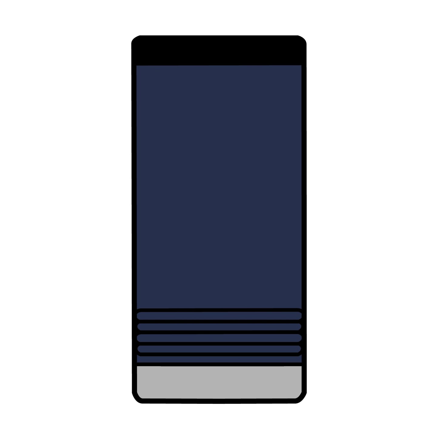 "Ride Hard | Deep" SLIM insulated can holder