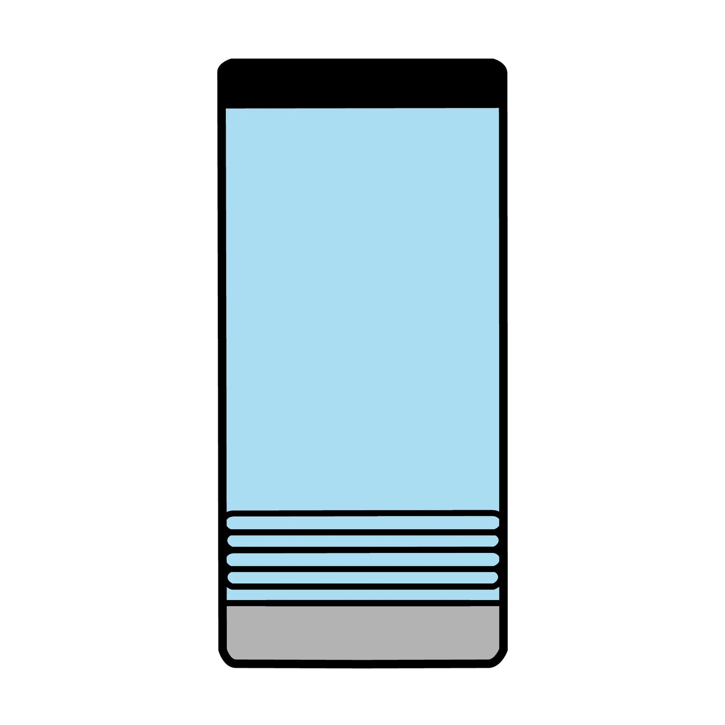 "Ride Hard | Deep" SLIM insulated can holder