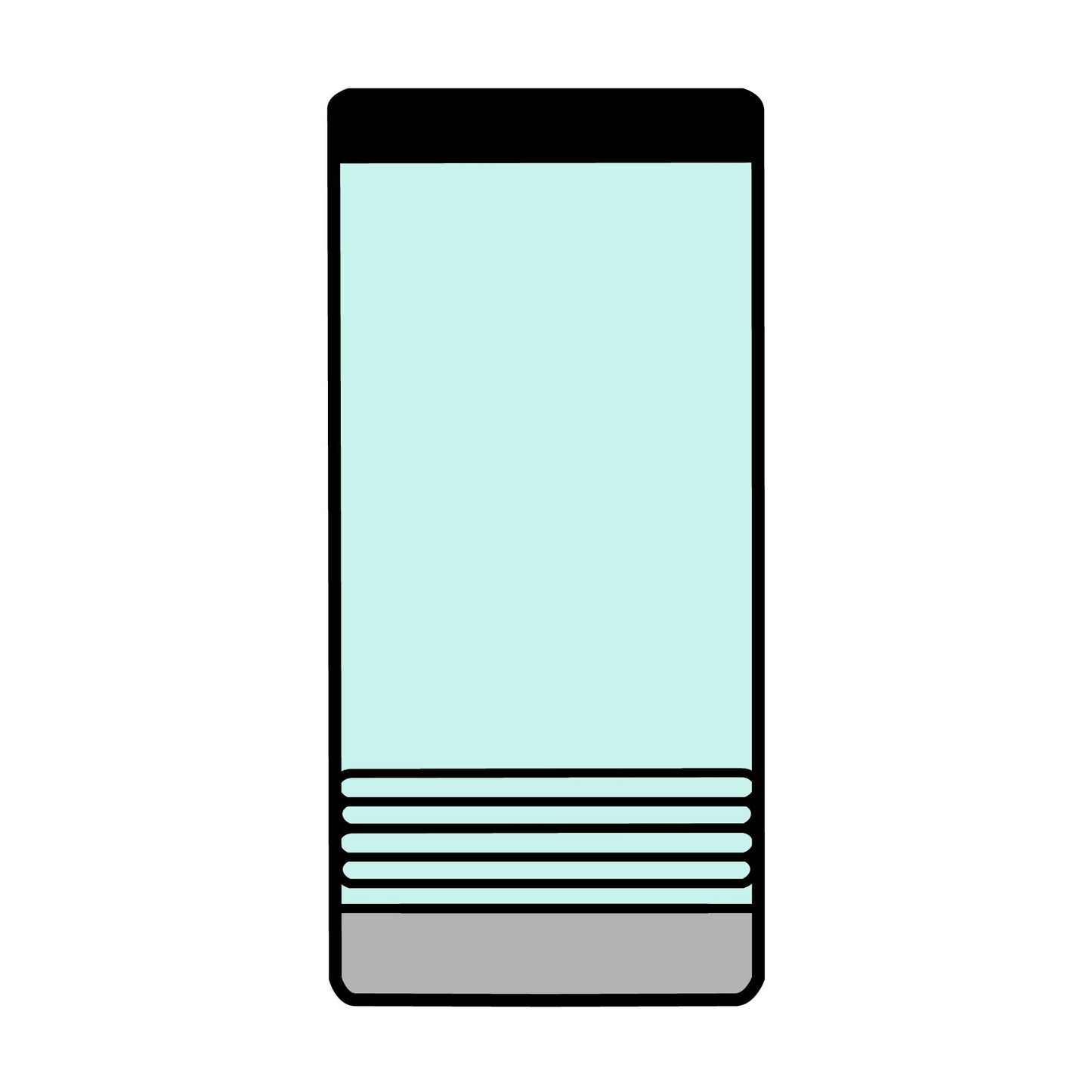 "Ride Hard | Deep" SLIM insulated can holder