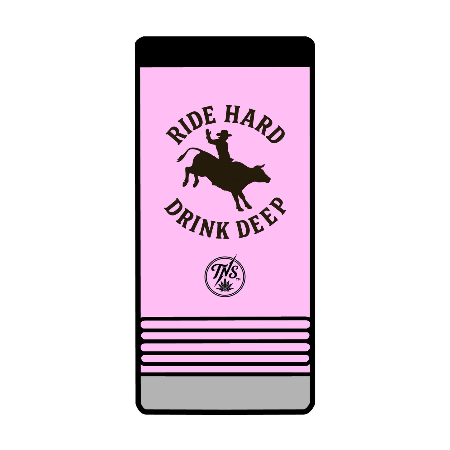 "Ride Hard | Deep" SLIM insulated can holder