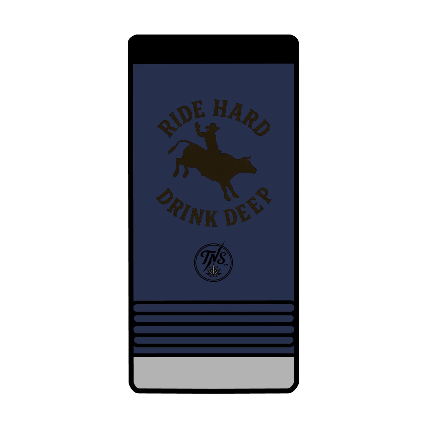 "Ride Hard | Deep" SLIM insulated can holder