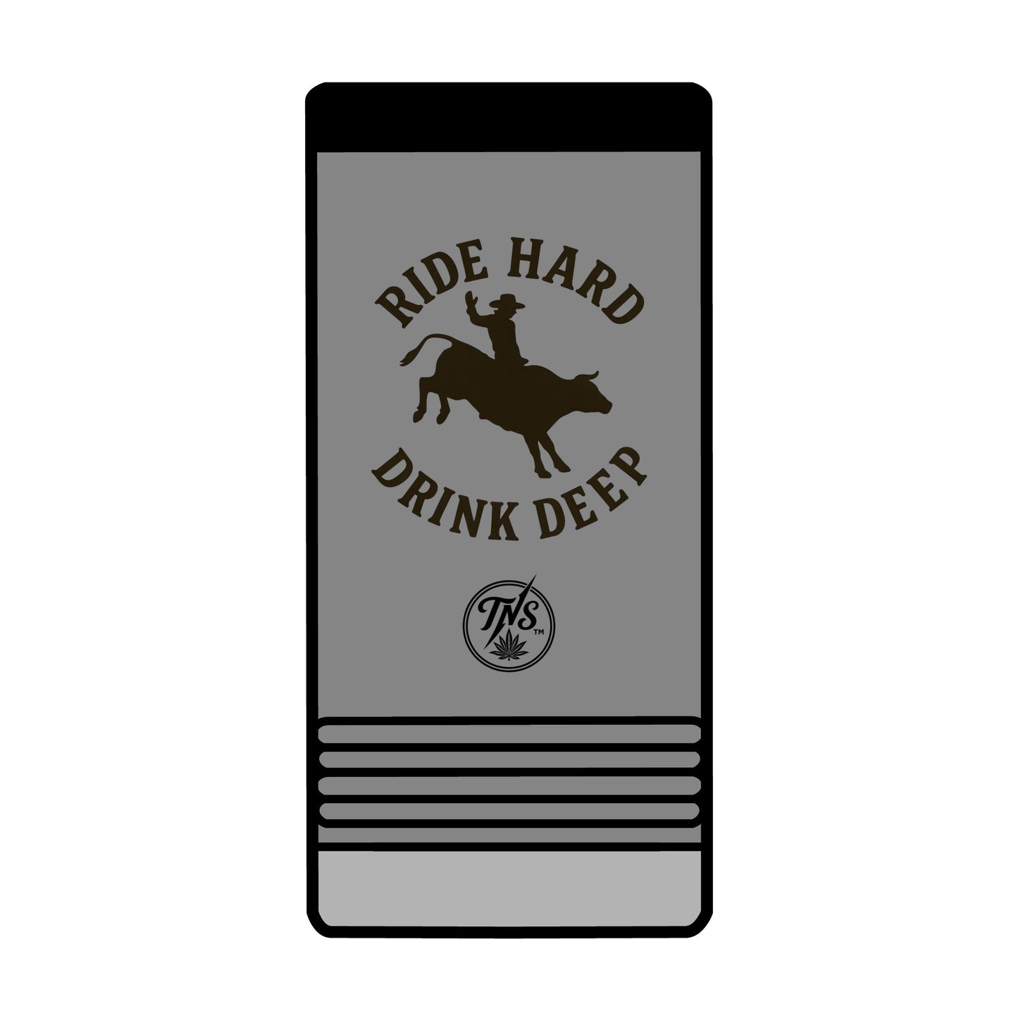 "Ride Hard | Deep" SLIM insulated can holder