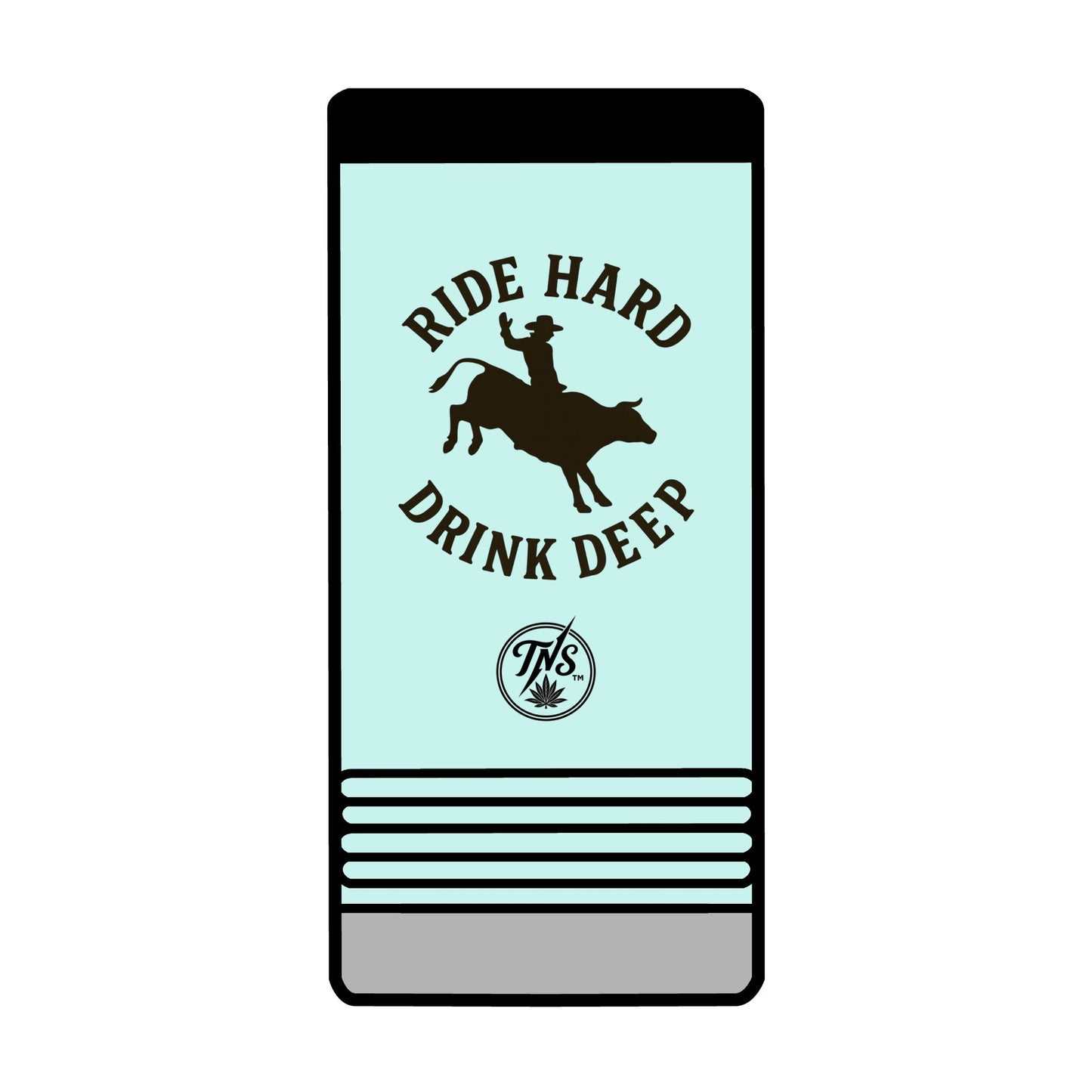 "Ride Hard | Deep" SLIM insulated can holder