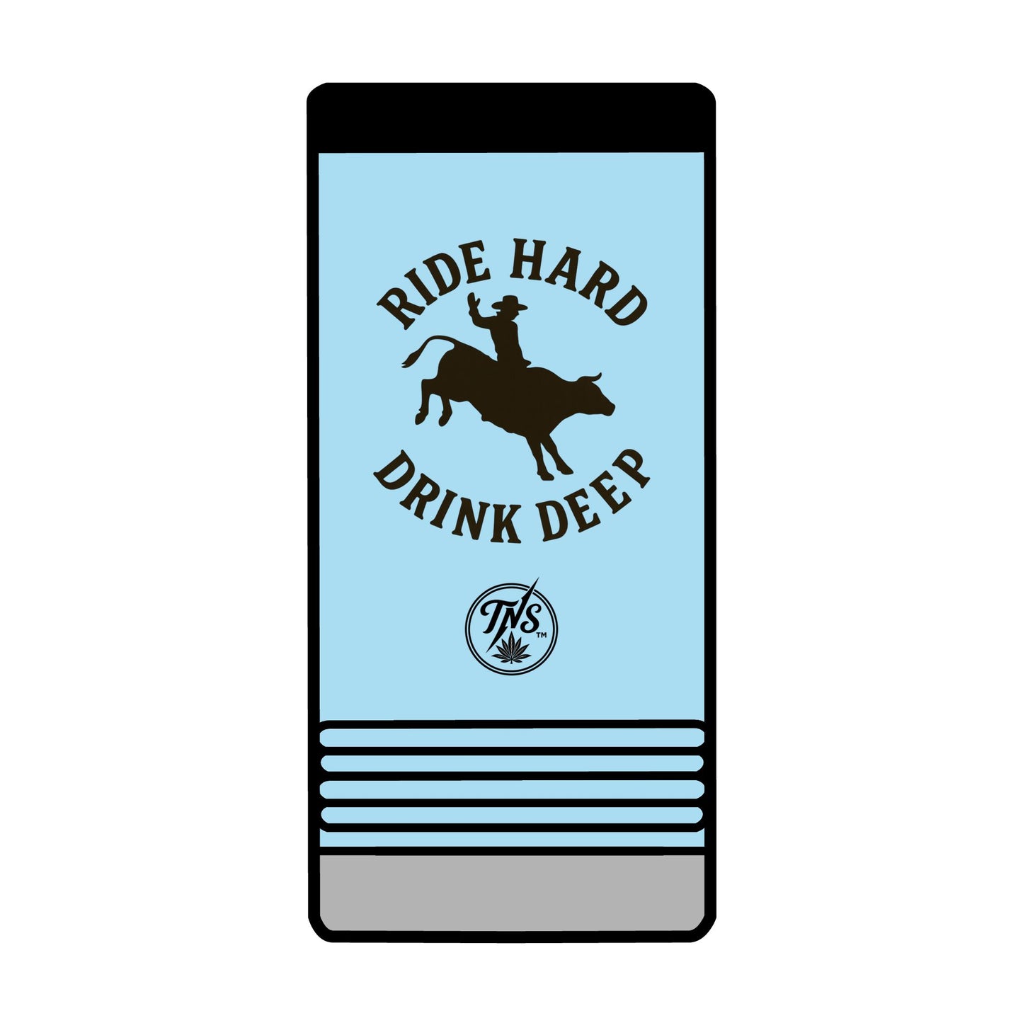 "Ride Hard | Deep" SLIM insulated can holder