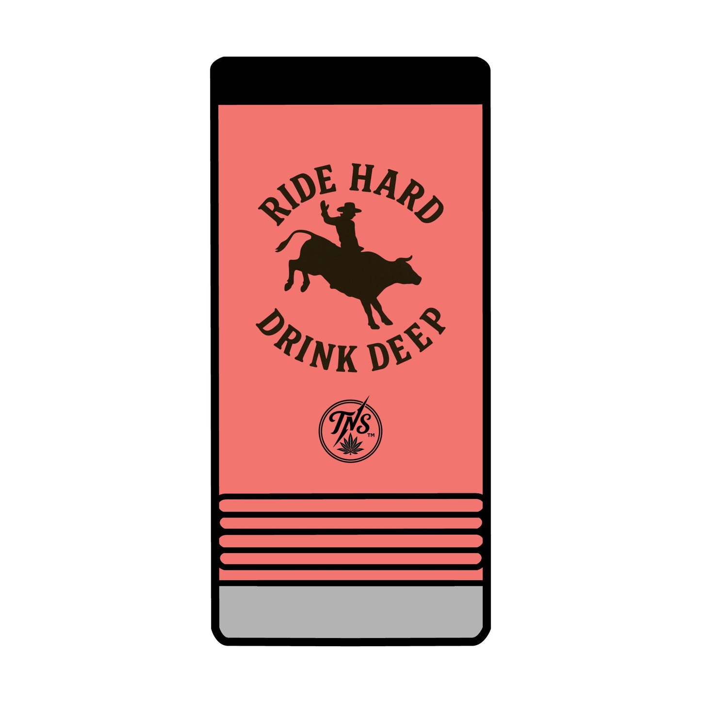 "Ride Hard | Deep" SLIM insulated can holder