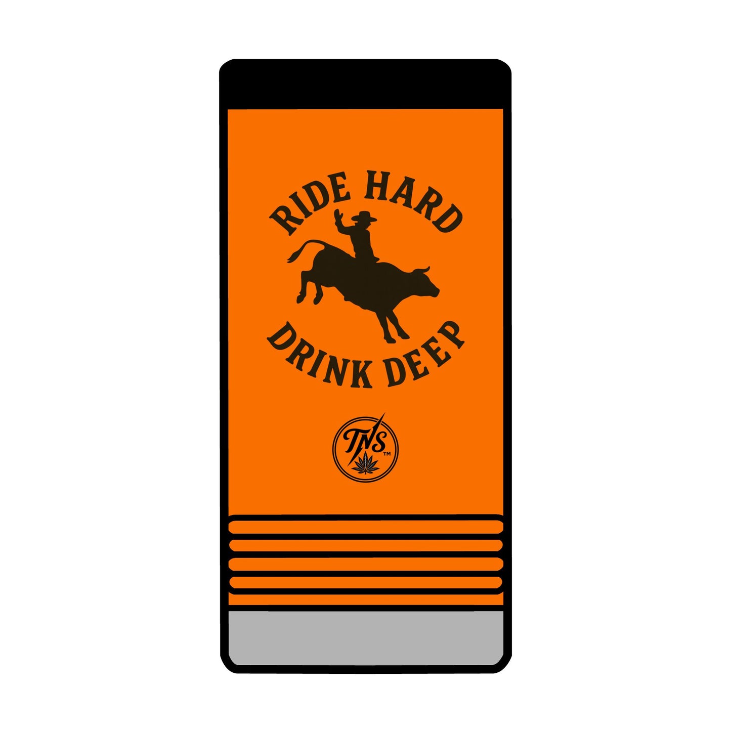 "Ride Hard | Deep" SLIM insulated can holder