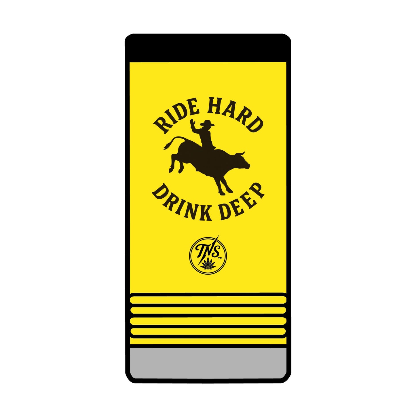"Ride Hard | Deep" SLIM insulated can holder