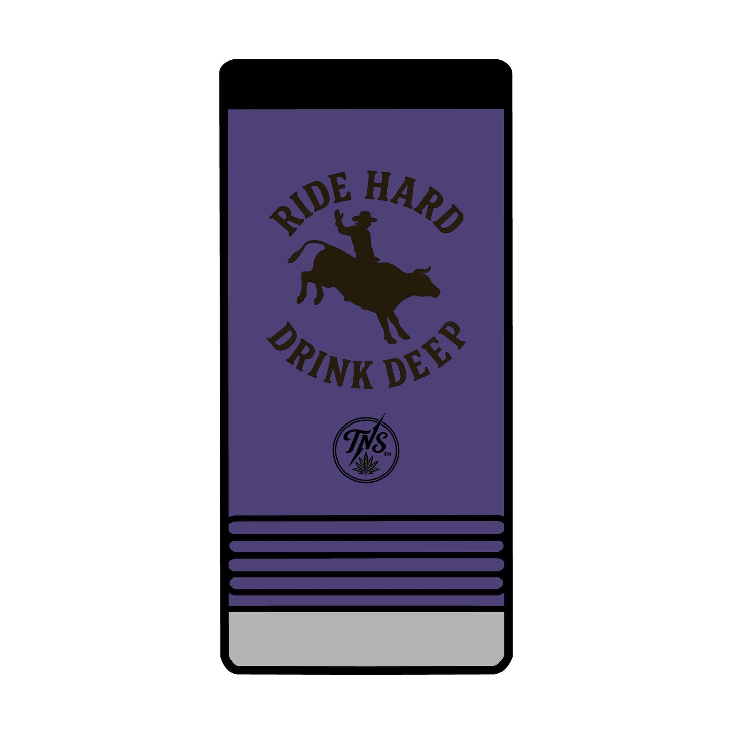 "Ride Hard | Deep" SLIM insulated can holder