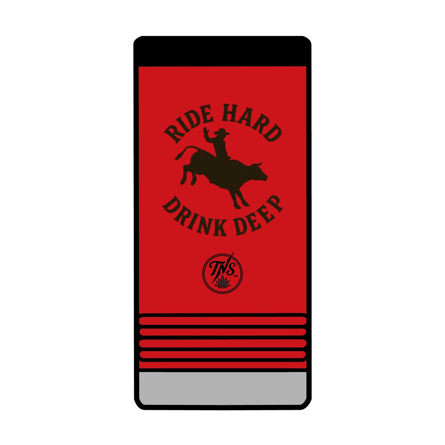 "Ride Hard | Deep" SLIM insulated can holder