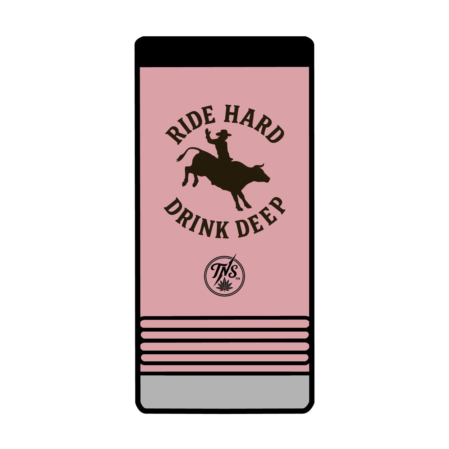 "Ride Hard | Deep" SLIM insulated can holder