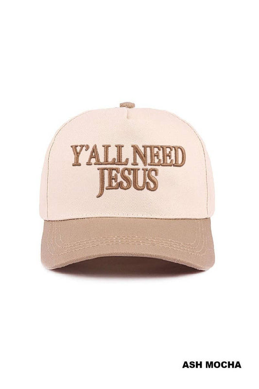 "Y'all Need Jesus" Hat