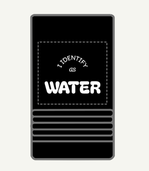 "Water" Insulated Can/Bottle Cooler