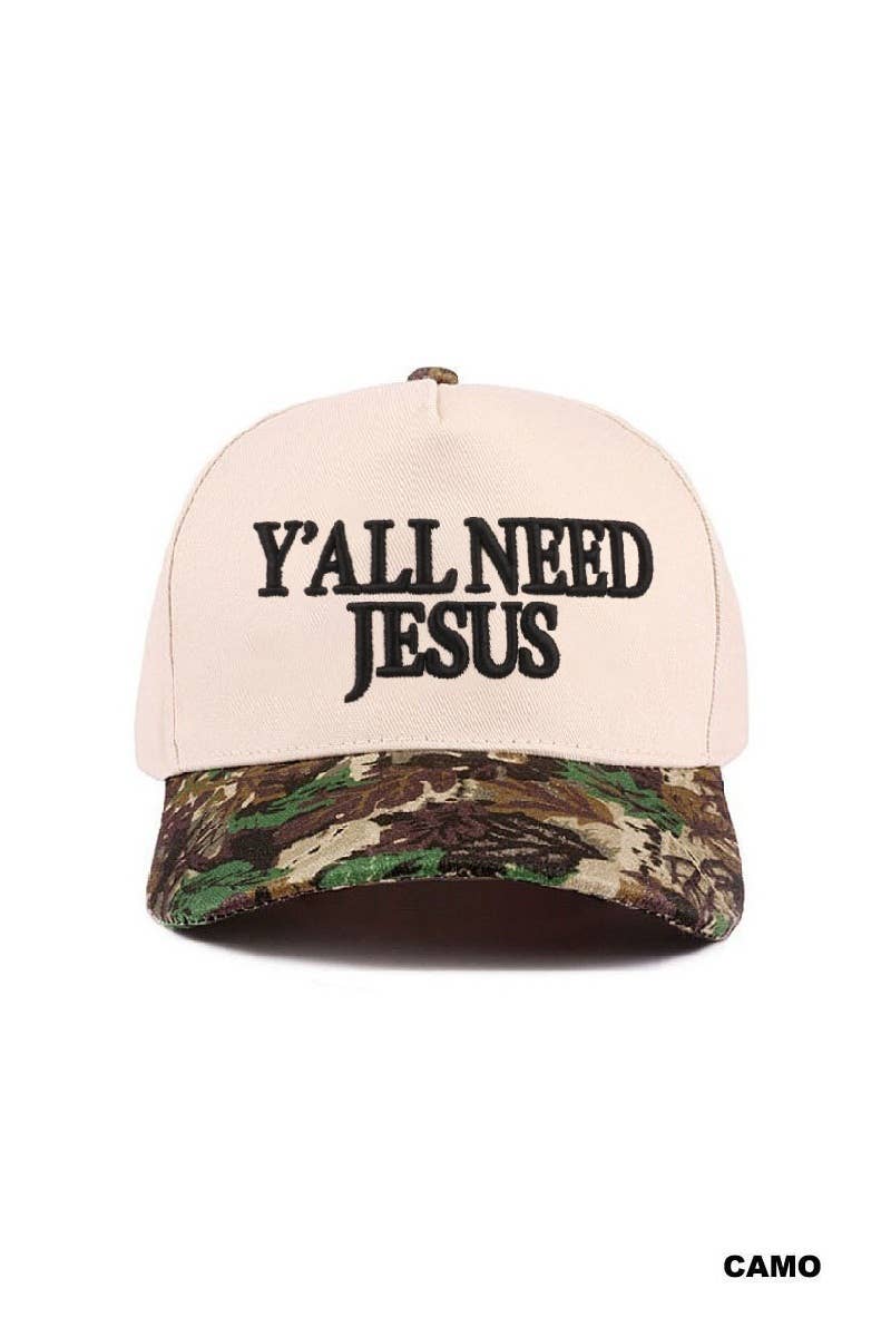 "Y'all Need Jesus" Hat