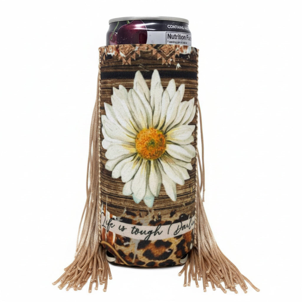 Slim Life is Tough Fringe Koozie