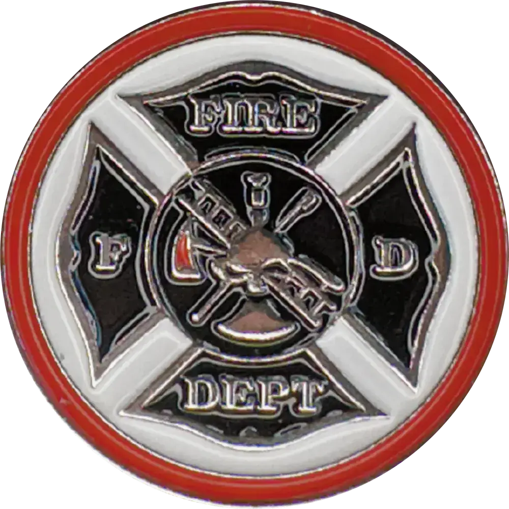 Fire Dept Magnetic Pin