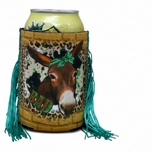 Regular Bad Western Fringe Koozie