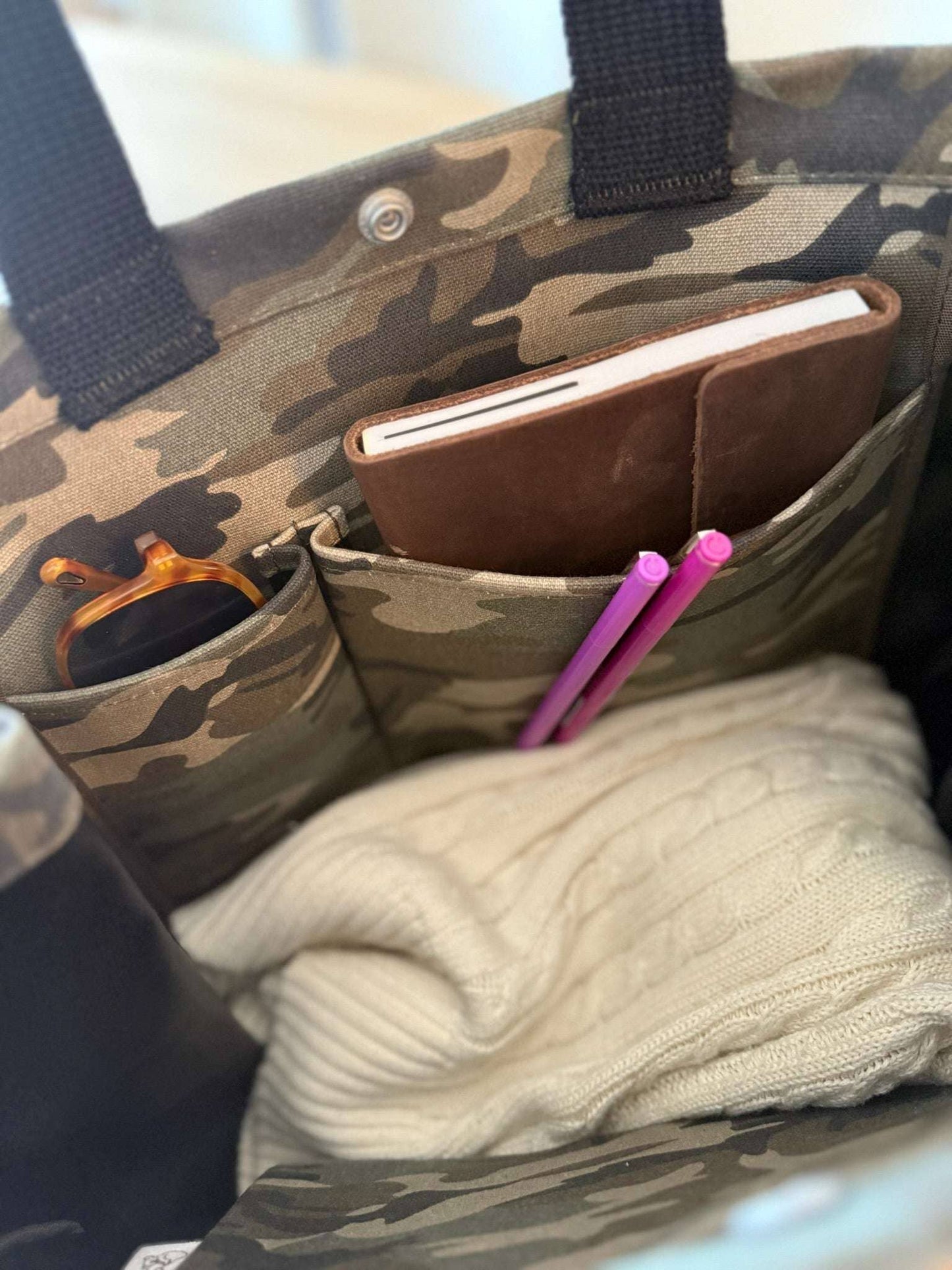 Green Camo Crossbody Bag