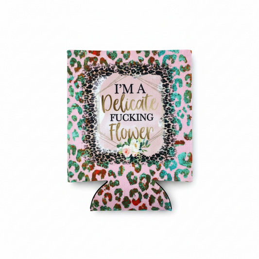 No Fringe Regular Delicate Flower Koozie