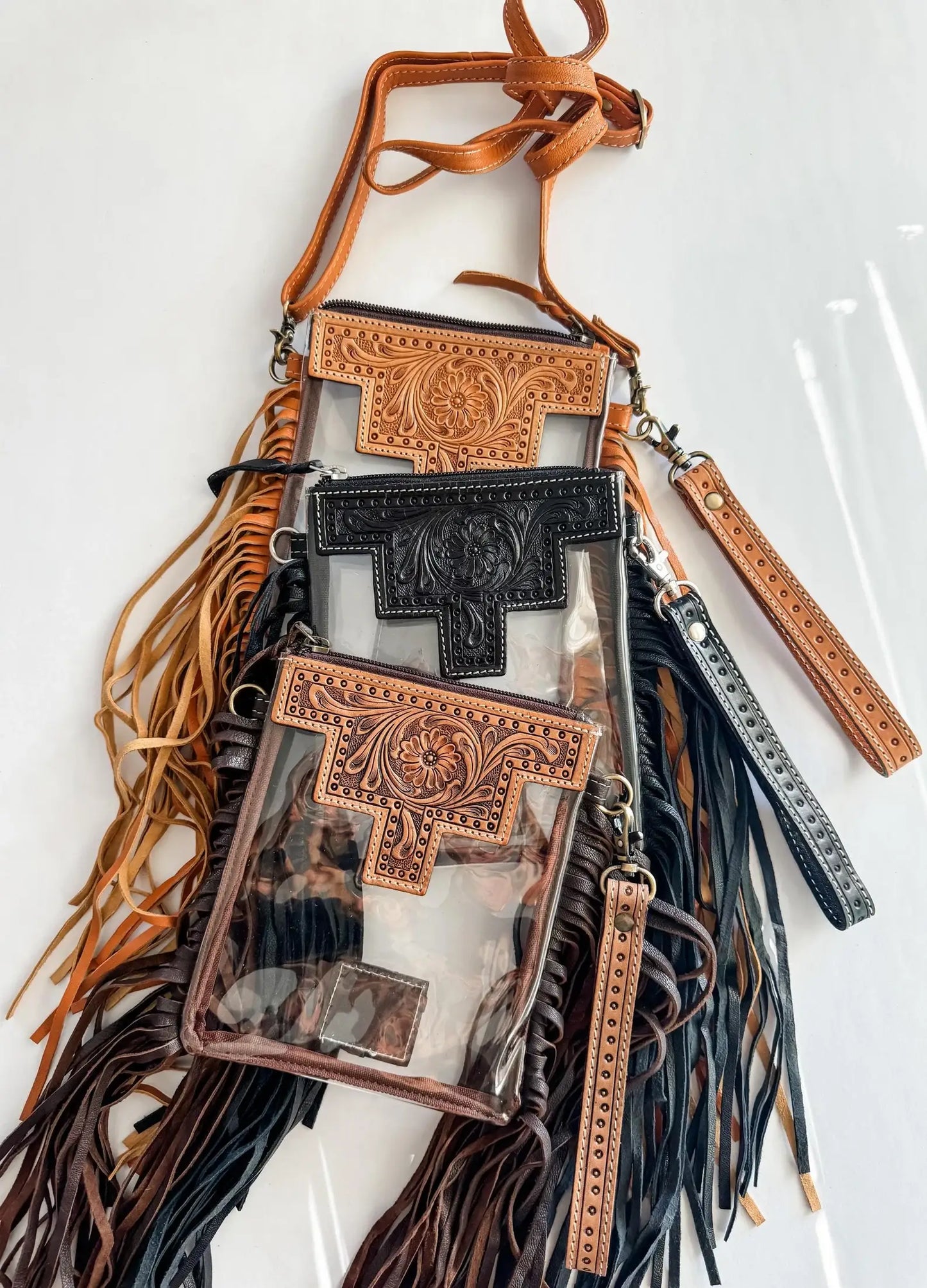 Side Fringe Clear Stadium / Concert bag