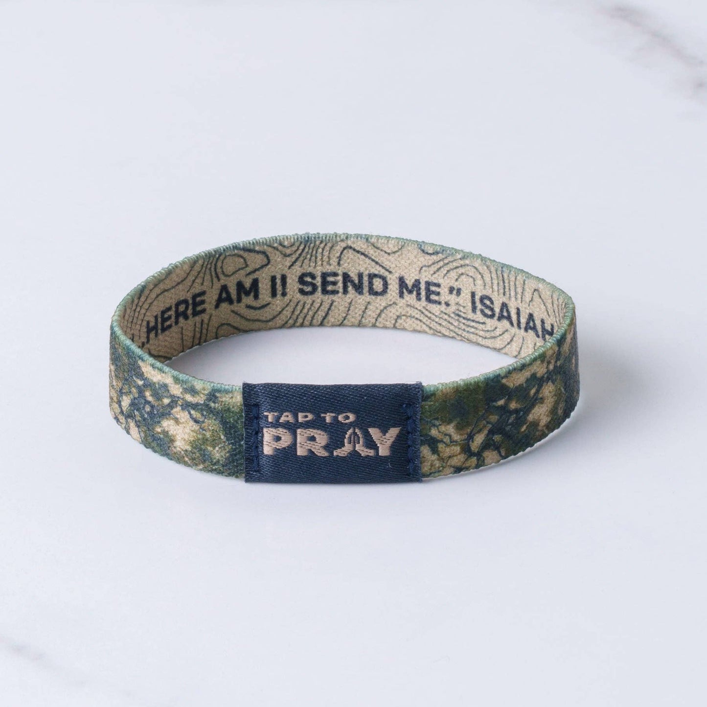 Tap To Pray® Wristband – Valor Camo