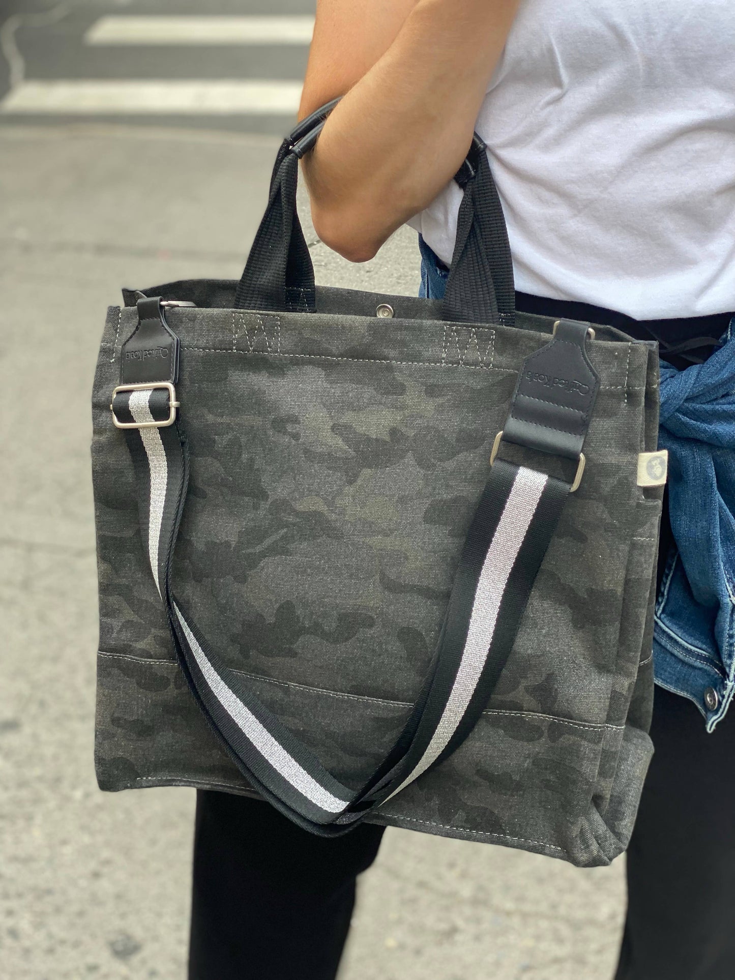 Black Camo Crossbody Bag