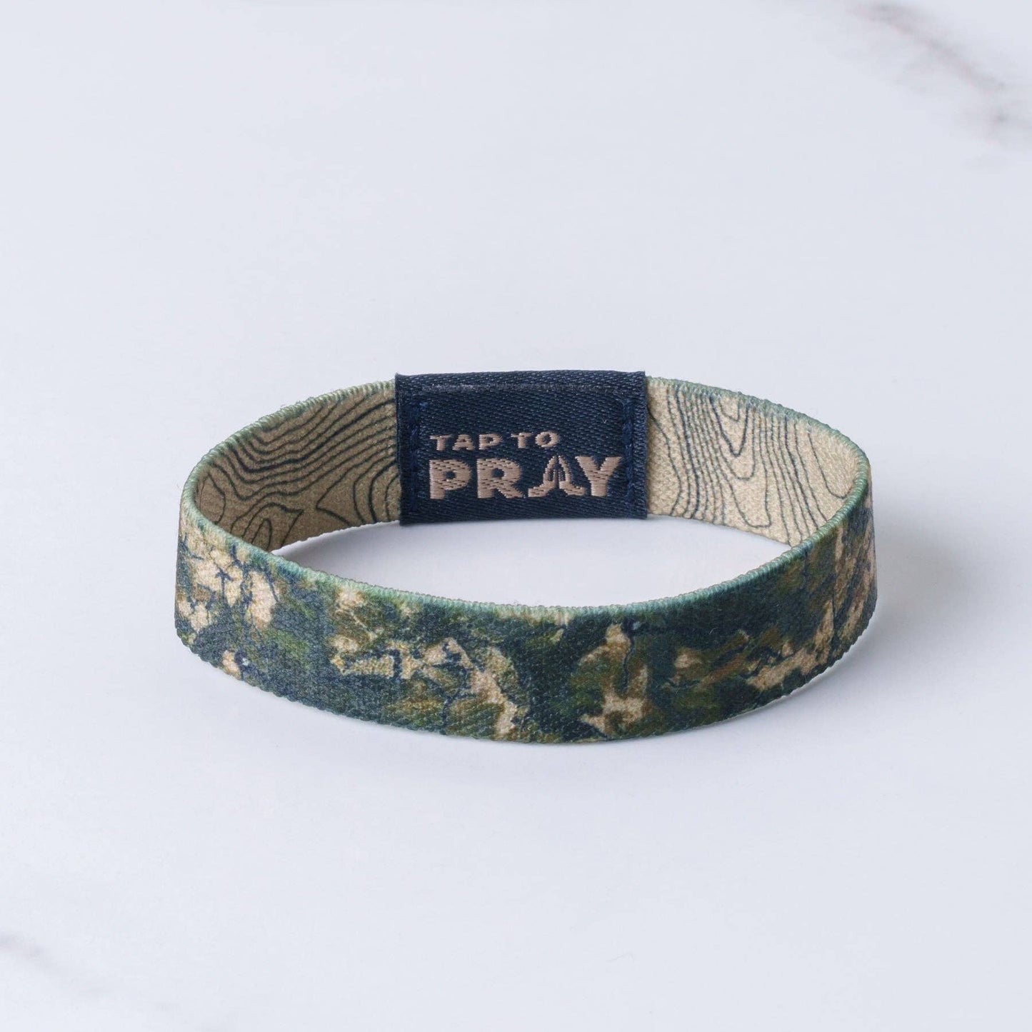 Tap To Pray® Wristband – Valor Camo