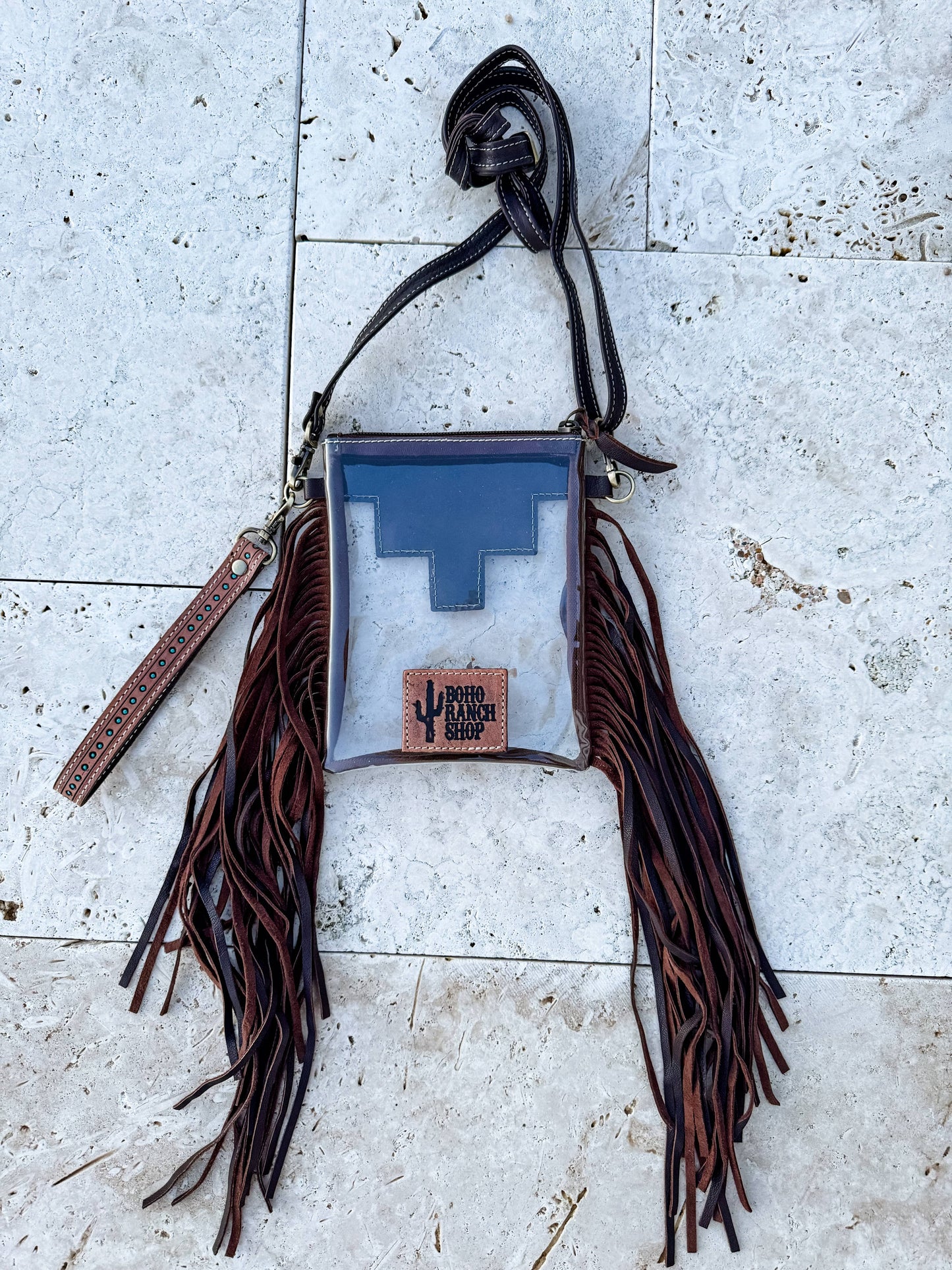 Side Fringe Clear Stadium / Concert bag