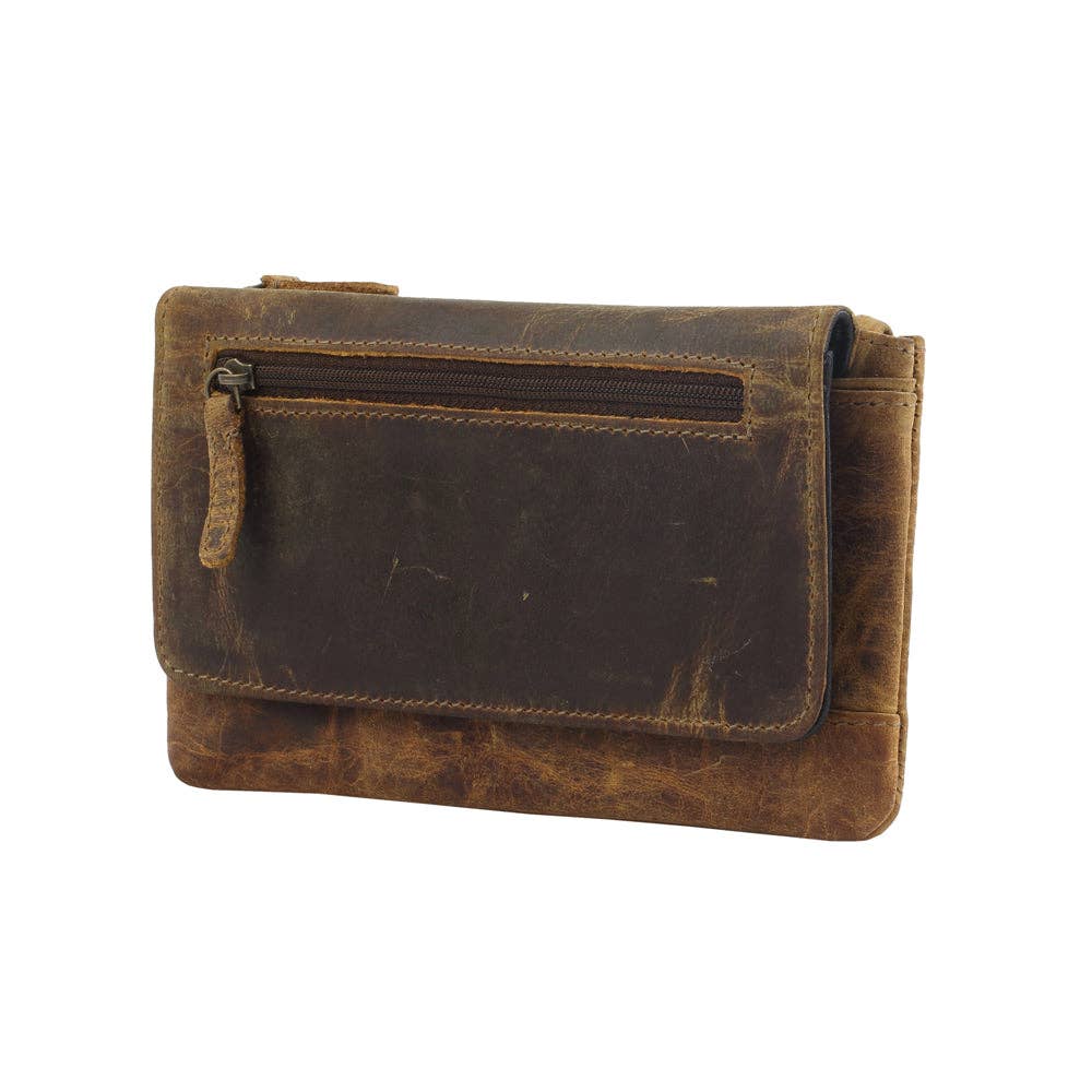 OAK FIRE LEATHER WALLET