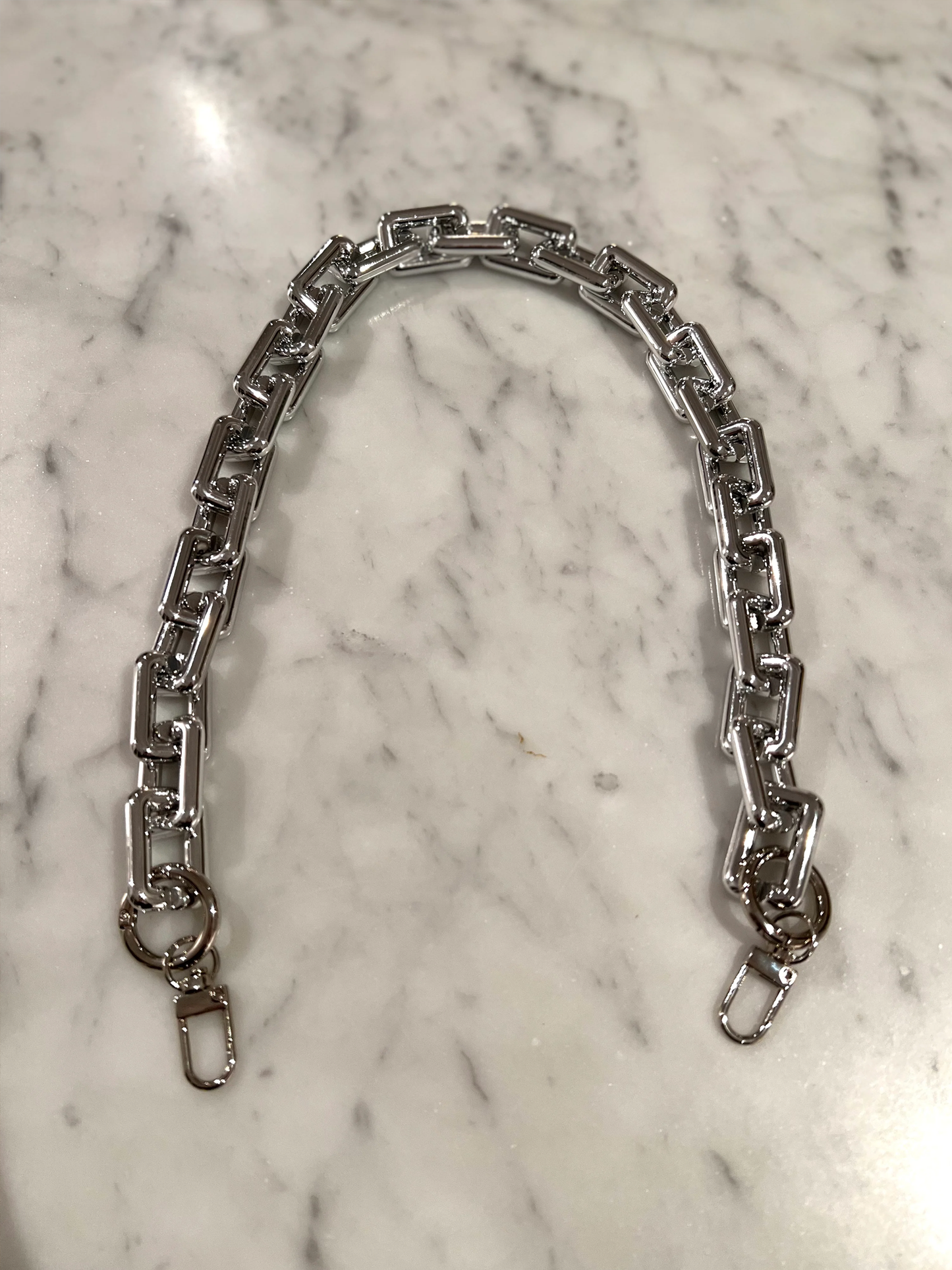 Bag Chain 24" Silver