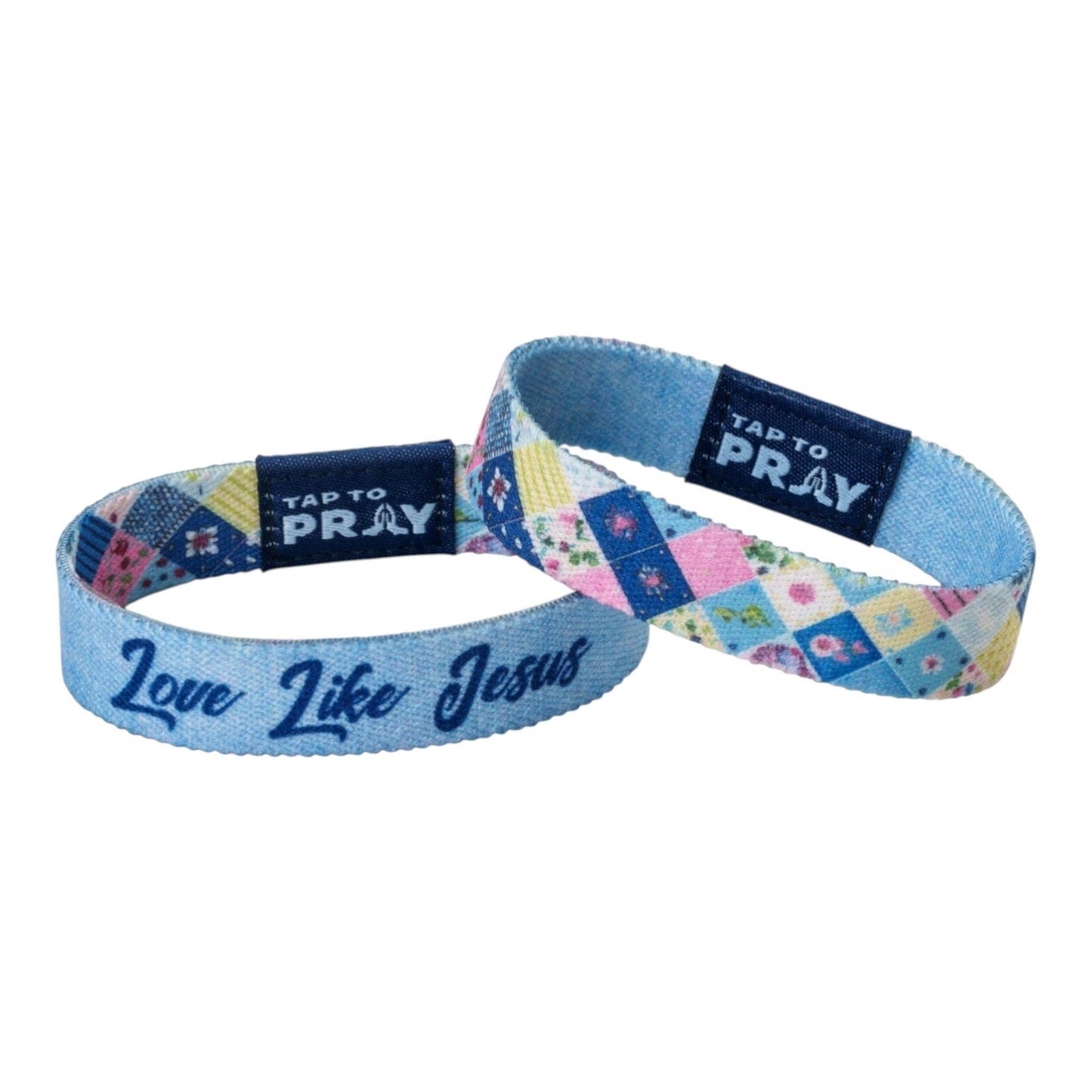 Tap To Pray® Wristband – Patchwork - Saved by Grace