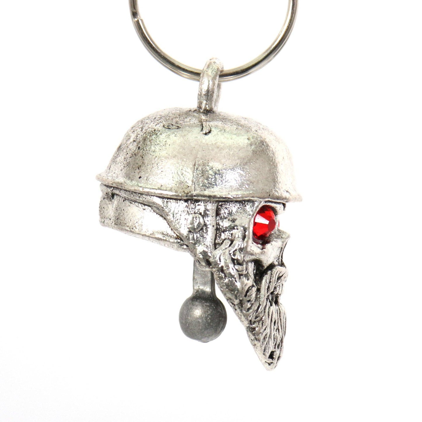 Bearded Biker Red Stones Guardian Bell