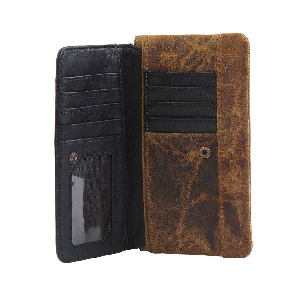 OAK FIRE LEATHER WALLET