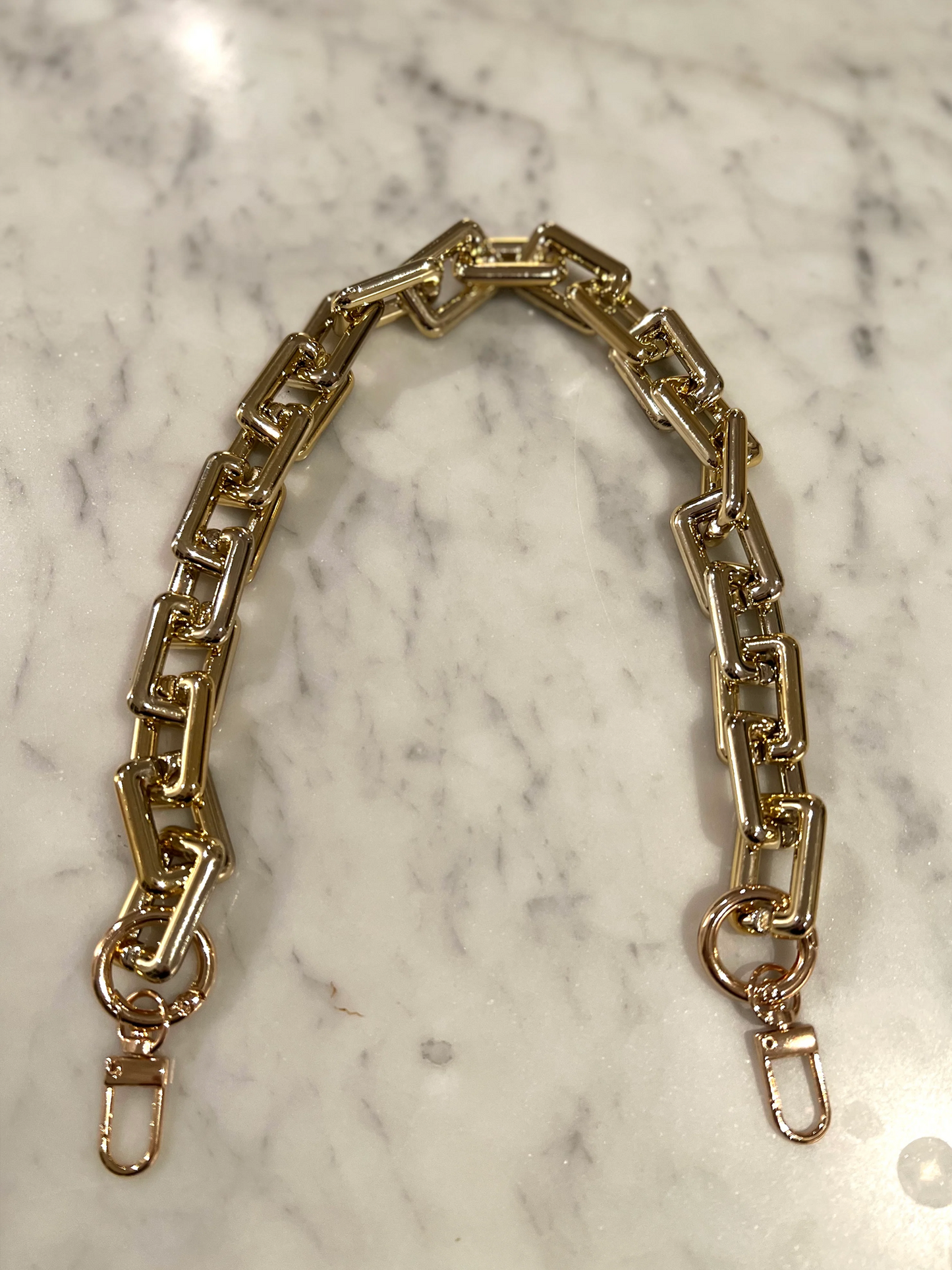 Tote Bag Chain 19" Gold